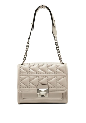 Karl Lagerfeld Vintage leather crossbody bag - Neutrals