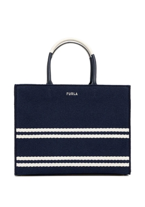 Furla striped tote bag - Blue