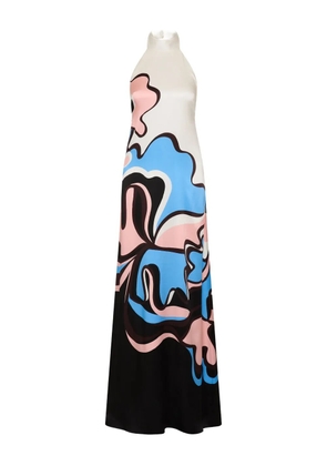 Rebecca Vallance halter barbados breeze maxi dress - Blue