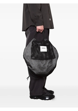 Yoshiokubo mesh drawstring shoulder bag - Black