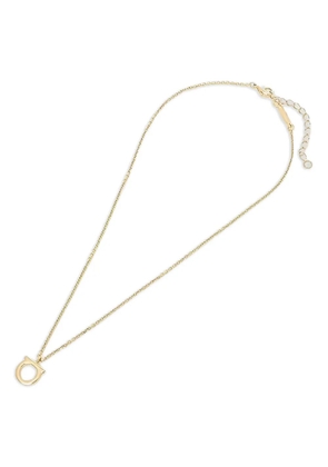 Ferragamo Gancini-charm necklace - Gold