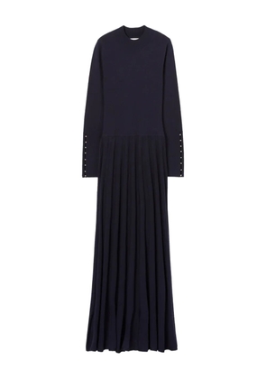 Claudie Pierlot pleated-cuff knitted dress - Blue