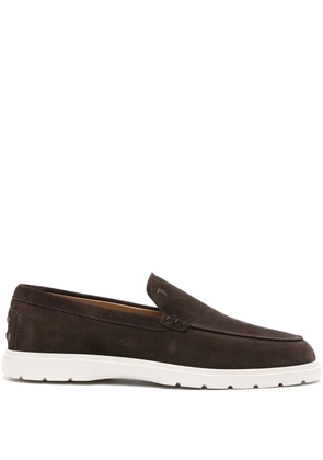 Tod's Slipper suede loafers - Brown