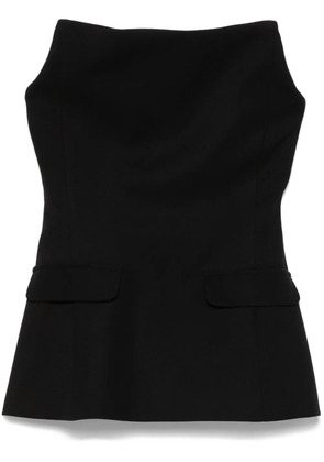 Ioana Ciolacu corset-style top - Black