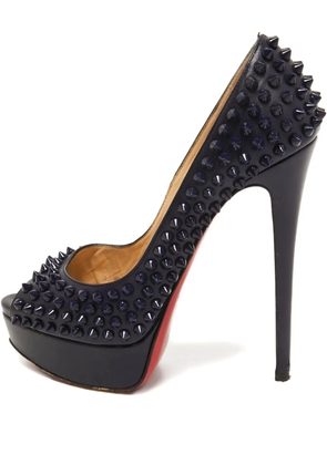 Christian Louboutin Pre-Owned 140mm Lady Peep pumps - Blue