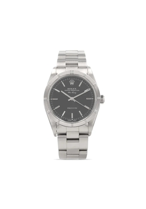 Rolex 1997 pre-owned Air King 34mm - Black