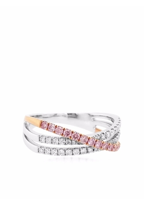 HYT Jewelry 18kt gold Argyle Pink diamond engagement ring - Silver