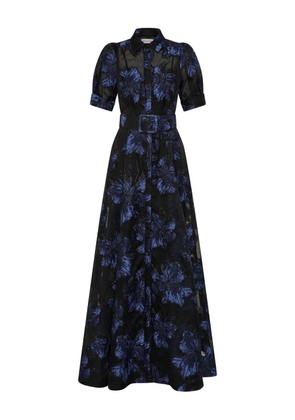 Rebecca Vallance Alexandra floral belted maxi dress - Blue