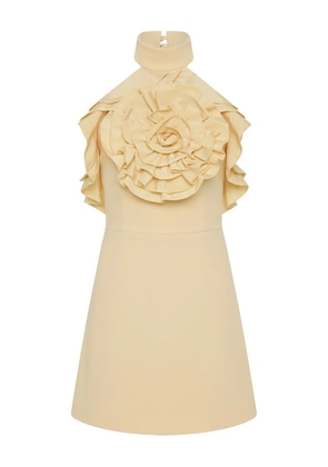 Rebecca Vallance Aubriella ruffled floral mini dress - Yellow