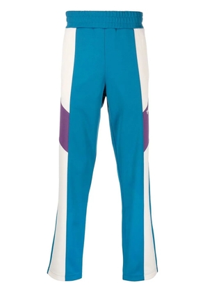 Palm Angels colour-block track pants - Blue