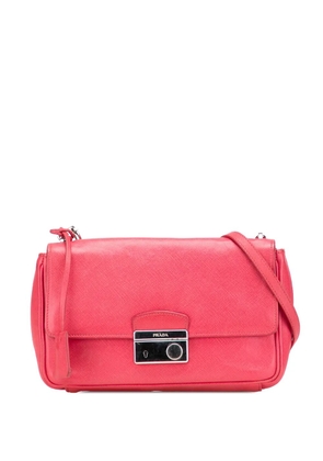 Prada Pre-Owned 2013-2020 Saffiano Sound Lock crossbody bag - Pink