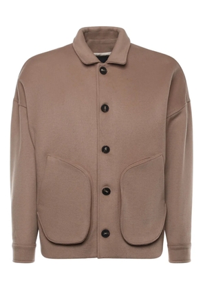 Giuliano Galiano Dire buttoned long-sleeves jacket - Neutrals
