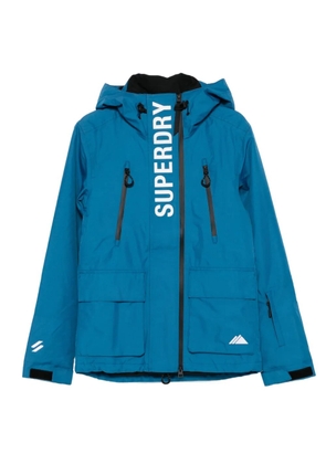 Superdry zip-up hooded jacket - Blue