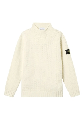 Stone Island roll-neck patch sweater - Neutrals