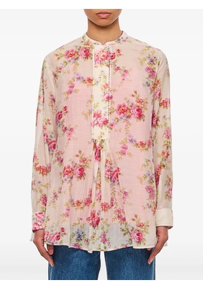 Pero floral-print blouse - Neutrals