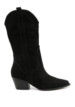 Sarah Chofakian Estee Western boots - Black