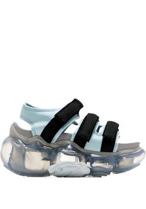 GROUNDS strap platform sandals - Blue
