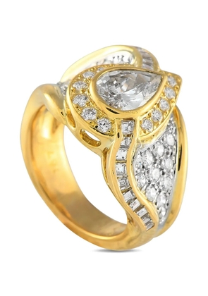 LB Exclusive 18K yellow gold diamond ring