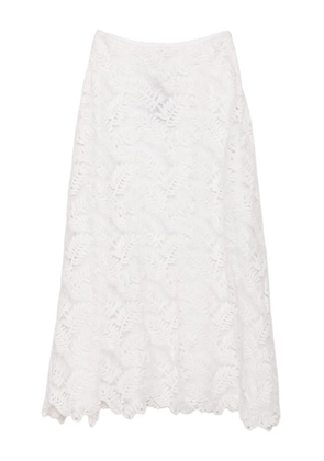 BLAKLACE cotton skirt - White