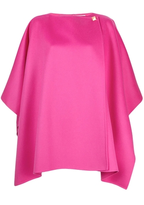 Valentino Garavani draped button cape - Pink