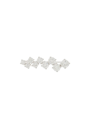 ALINKA 18kt white gold EVA diamond right ear cuff - Silver