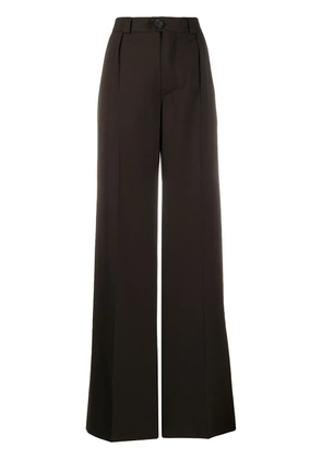 Kwaidan Editions high-waist flared trousers - Brown