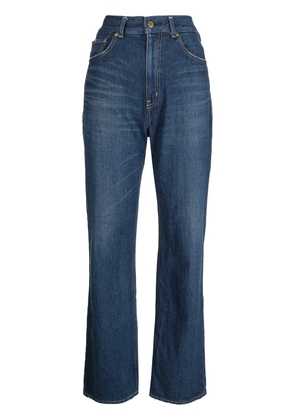 Tu es mon Tresor The Lapis Lazuli straight-leg jeans - Blue