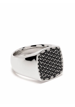 Tom Wood Cushion spinel-embellished signet ring - Silver