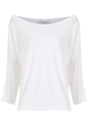 Amir Slama boat neck blouse - White
