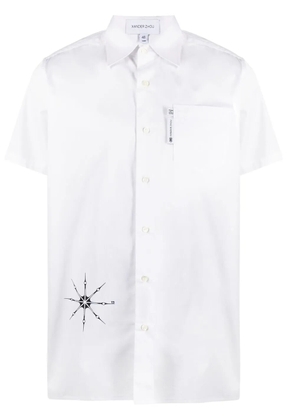 Xander Zhou chest-pocket shirt - White
