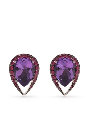 Shaun Leane 18kt white gold Aurora stud earrings - Silver