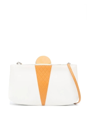 Hermès Pre-Owned 1989 Sac a Malice Ice Cream shoulder bag - White