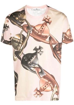 Vivienne Westwood graphic-print cotton T-shirt - Pink