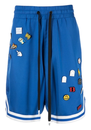 Haculla mixed-pins basketball track shorts - Blue