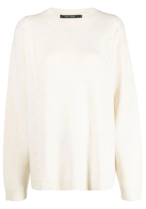 Sofie D'hoore cable-knit crew neck jumper - Neutrals
