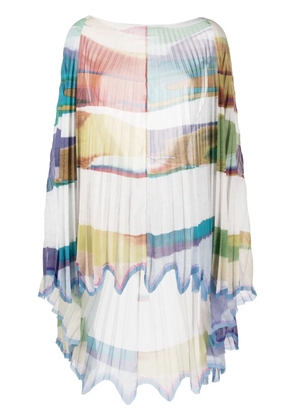 Maticevski Manifest abstract-print draped tunic - Multicolour