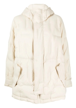 JNBY hooded quilted coat - Neutrals