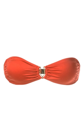 Lygia & Nanny Mika gathered bikini top - Orange