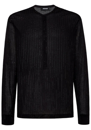 DSQUARED2 rhinestone-embellished T-shirt - Black