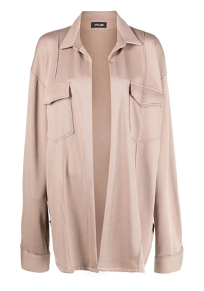 STYLAND long-sleeved cotton shirt - Neutrals
