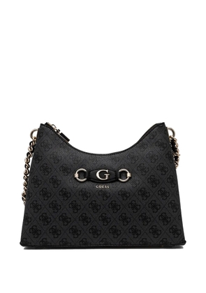 GUESS USA logo-lettering shoulder bag - Black