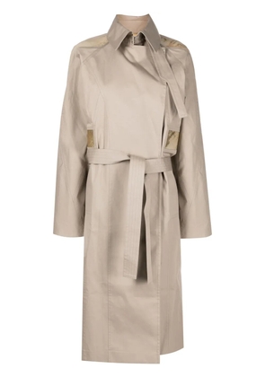 Boyarovskaya layered belted trench coat - Brown