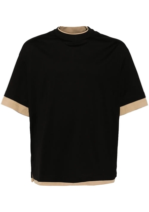 CROQUIS colour-block T-shirt - Black