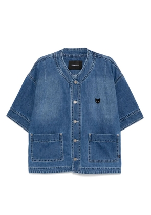 SONGZIO denim short-sleeves shirt - Blue