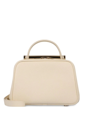Valextra leather handbag - Neutrals