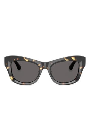 Burberry Eyewear tortoiseshell geometric sunglasses - Brown