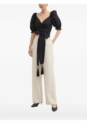 LUISA SPAGNOLI puff-sleeve blouse - Black