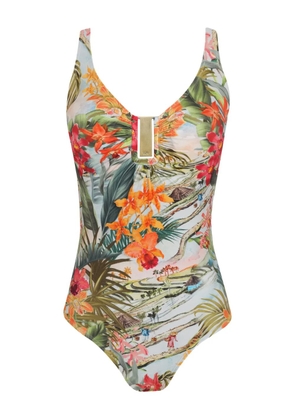 Lygia & Nanny floral-print swimsuit - Green
