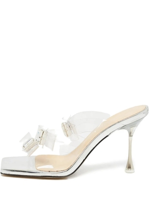MACH & MACH pre-owned 90mm clear-straps sandals - Neutrals