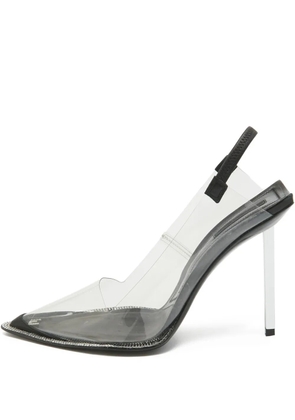 Pre-Owned Alexander Wang 110mm transparent-design heeled pumps - Black